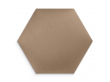 Čalouněný nástěnný panel HEXAGON 40x35 cm béžová MyBestHome