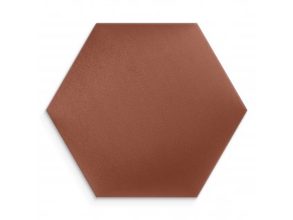 Čalouněný nástěnný panel HEXAGON 40x35 cm tmavě růžová MyBestHome