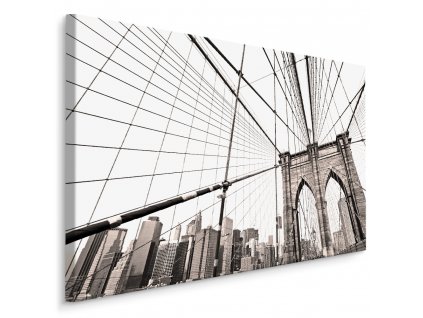 Plátno Brooklynský Most, New York II.