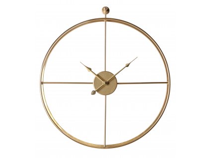 Nástěnné hodiny ENCORE zlatá Ø 51 cm Mybesthome