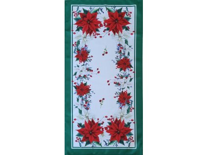 Vánoční ubrus - běhoun na stůl STAR OF BETLEHEM 40x85 cm Mybesthome
