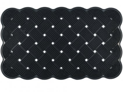 Gumová rohožka - předložka SCRAPER černá 40x60 cm MultiDecor