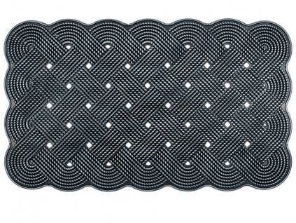 Gumová rohožka - předložka SCRAPER stříbrná 40x60 cm MultiDecor