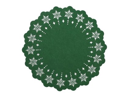 Vánoční prostírání | LEIS | zelená | Ø 38 cm | 979945