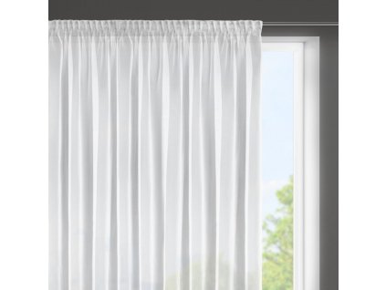 Dekorační krátká záclona s řasící páskou MARTA 350x150 cm (cena za 1 kus) MyBestHome