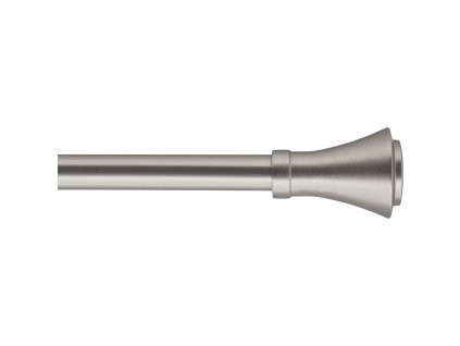 Kovová roztažitelná garnýž BRASSERIE stříbrná 120-210 cm Ø 19 mm Mybesthome