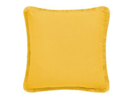 Polštář CHICA BOCCA 100% bavlna mustard/hořčicová 40x40 cm Mybesthome