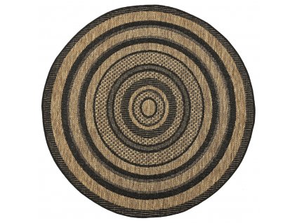 Venkovní vzorovaný koberec PANAMA 470-300 Ø 120 cm Mybesthome