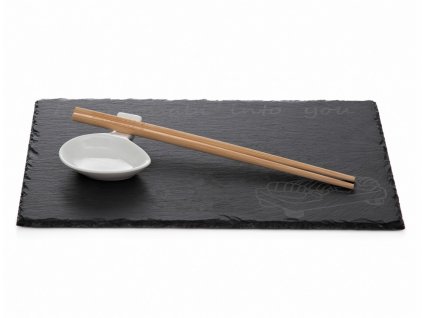 Sushi set | SUSHI | s držákem na hůlky | 30x18 cm | 893655 Homla