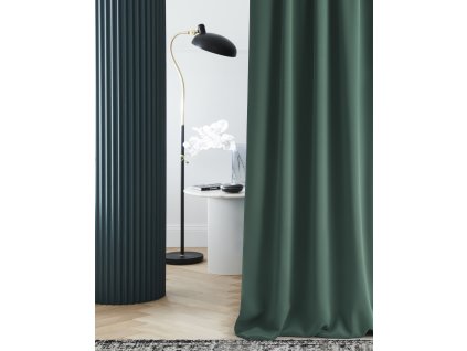Dekorační závěs zatemňující LAURA - "BLACKOUT" 140x250 cm, zelená (cena za 1 kus) MyBestHome