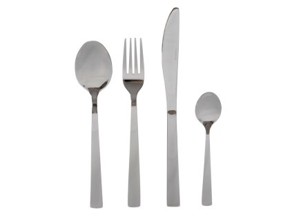 Sada příborů | FABRO | stříbrná | 24 kusů | 890739