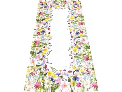 Vzorovaný ubrus - běhoun na stůl MEADOW 50x100 cm Mybesthome