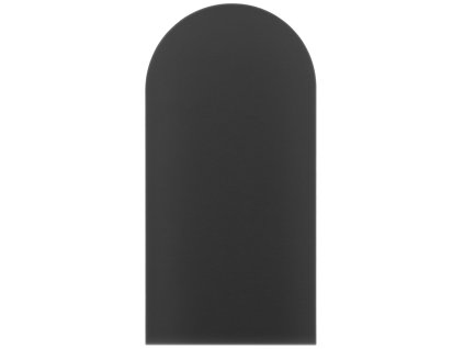 Čalouněný nástěnný panel s EKO KŮŽÍ různé rozměry x šířka 30 cm grafitová oblouk MyBestHome