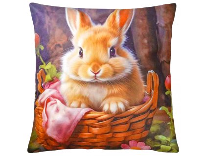Velikonoční polštář KRÁLÍČEK 40x40 cm  Mybesthome