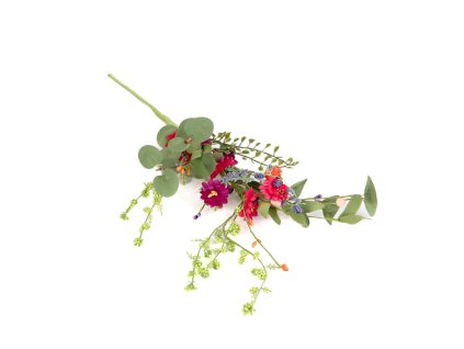 Umělá větvička | MEADOW | s barevnými květy | 70 cm | 876986