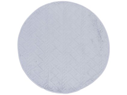 Koupelnová předložka NEW STYLE 3D světle šedá Ø 67 cm Multidecor