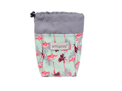 Pamlskovník pro psy HAPPY FLAMINGO 8x6x10 cm