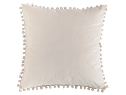 Polštář POMPON smetanová 45x45 cm HOME & YOU