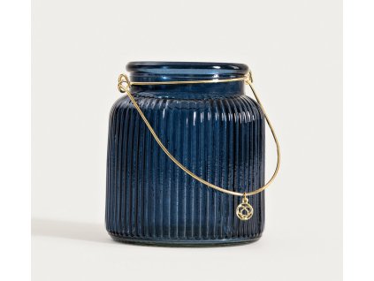 Screenshot 2026 01 27 at 14 57 09 Lantern FIG fluted with tag navy blue 10x11 cm 752995 Napojse.cz