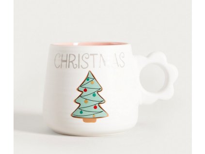 Motiv vánočního stromku     Pohodlné a ergonomické držadlo     Ideální pro zimní nápoje     Vyrobeno z kvalitního a odolného porcelánu  Hrnek s vánočním stromkem 0,35 l  Hrnek ROSAVA je jedinečným doplňkem pro zimní období. Bílý porcelánový design s dekorativním nápisem „CHRISTMAS“ a okouzlujícím vánočním stromkem ve svátečním stylu vnáší do vaší kuchyně kouzelnou atmosféru. Je ideální pro každodenní použití i jako malý vánoční dárek pro milovanou osobu. Účel  S objemem 350 ml je hrnek ROSAVA ideální na horkou čokoládu, hřejivý čaj, kávu nebo svařené víno. Bude dokonalým společníkem pro dlouhé zimní večery a slavnostní setkání s rodinou a přáteli. Materiál  Hrnek je vyroben z vysoce kvalitního porcelánu, který zajišťuje jeho odolnost a estetický vzhled.