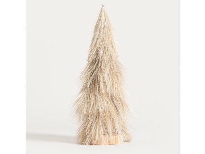 Dekorace | CANNE | umělý vánoční stromek v barvě ecru | 31 cm | 757570