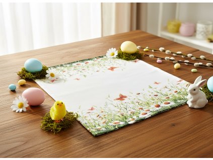 Dekorační ozdobný ubrousek JARNÍ LOUKA 32x45 cm Mybesthome