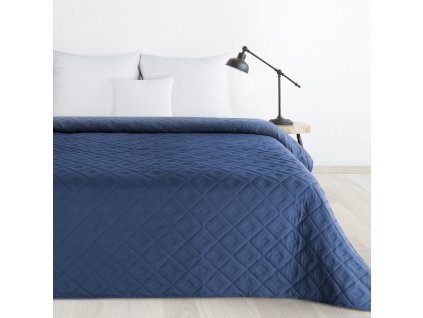 Přehoz na postel LORA modrá 220x240 cm Mybesthome