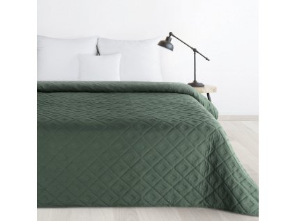 Přehoz na postel LORA zelená 220x240 cm Mybesthome