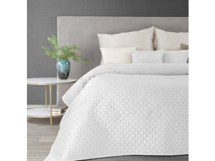 Přehoz na postel DAMIAN bílá 220x240 cm Mybesthome