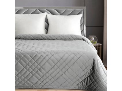 Přehoz na postel FIONA stříbrná 220x240 cm Mybesthome