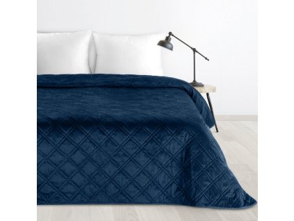 Přehoz na postel LYRA modrá 220x240 cm Mybesthome