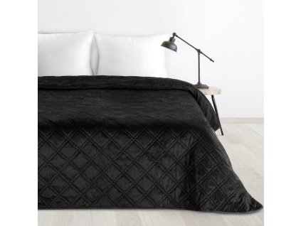 Přehoz na postel LYRA černá 220x240 cm Mybesthome