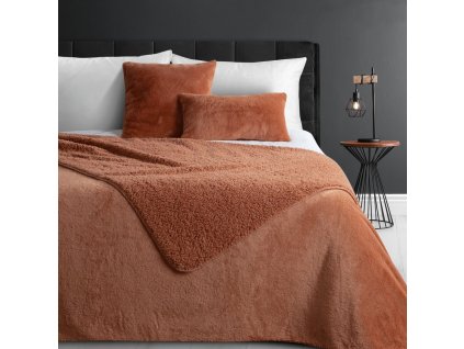 Přehoz na postel BELLA cihlová 220x240 cm Mybesthome