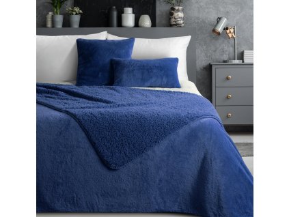 Přehoz na postel BELLA modrá 220x240 cm Mybesthome