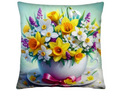 Dekorační polštář EASTER BOUQUET IV. 40x40 cm  Mybesthome