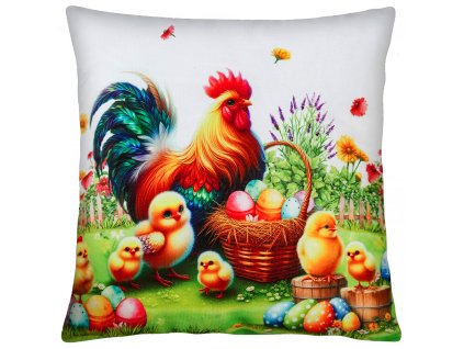 Velikonoční polštář EASTERS FAMILY 40x40 cm Mybesthome