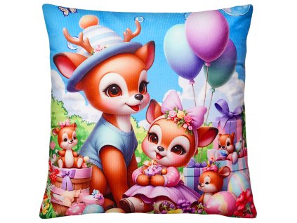Velikonoční polštář EASTERS DEERS 40x40 cm Mybesthome