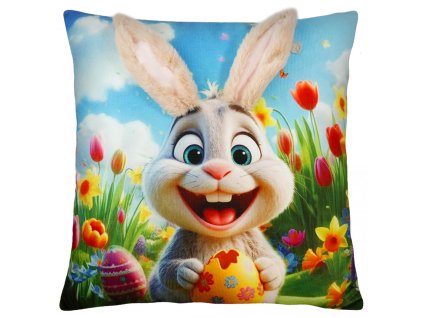 Velikonoční polštář 3D BUNNY 40x40 cm  Mybesthome