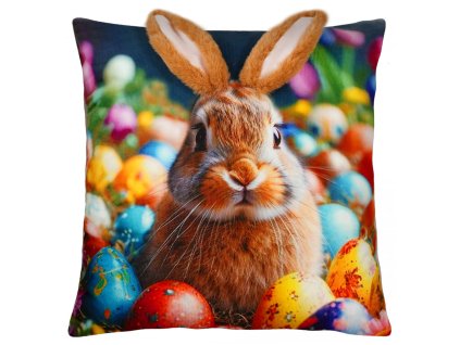 Velikonoční polštář 3D BUNNY II. 40x40 cm  Mybesthome