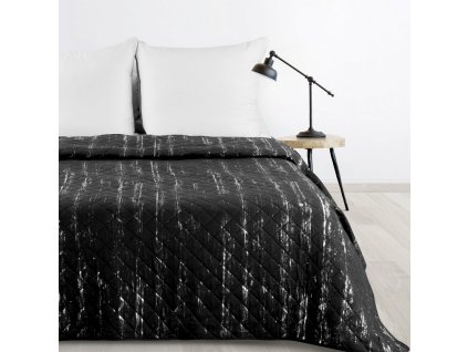 Přehoz na postel INGRID černá 220x240 cm Mybesthome