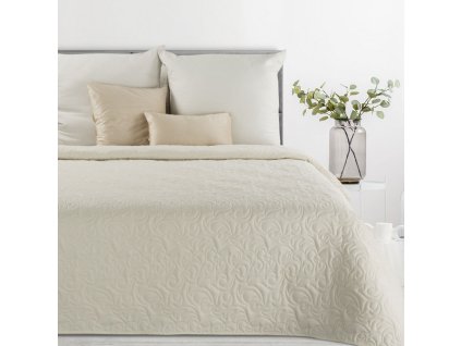 Přehoz na postel PENSA krémová 220x240 cm Mybesthome
