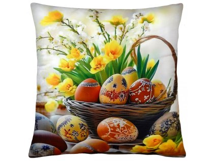 Velikonoční polštář EASTER EGGS 40x40 cm  Mybesthome