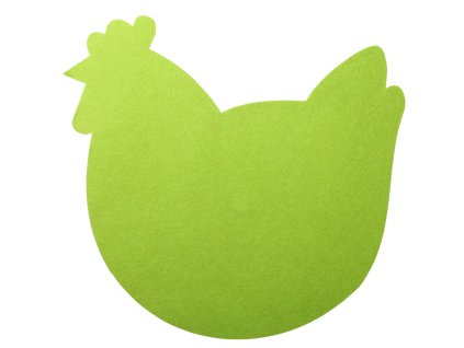 Velikonoční prostírání SLEPIČKA zelená Ø 38 cm Mybesthome