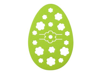 Velikonoční prostírání pod příbory EGG zelená 15x21 cm Mybesthome
