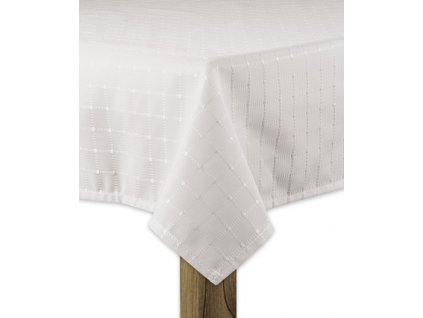Ubrus SIMPLE design B, 80x80, 120x120 cm, 120x160 cm, 140x160 cm smetanová, ESSEX
