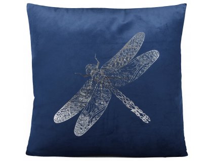 Polštář DRAGONFLY modrá 45x45 cm Mybesthome