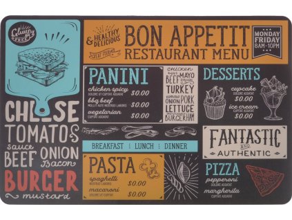 Prostírání MENU 28x43 cm Mybesthome