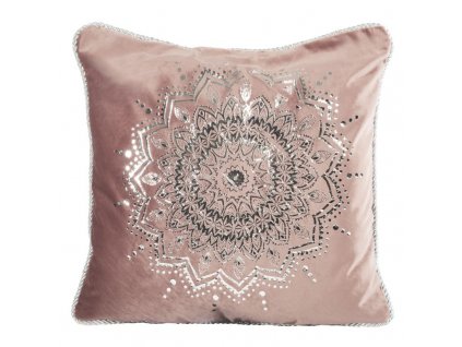 Polštář MANDALA růžová 45x45 cm Mybesthome