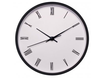 Nástěnné hodiny EASY bílá/černá Ø 25,5 cm Mybesthome