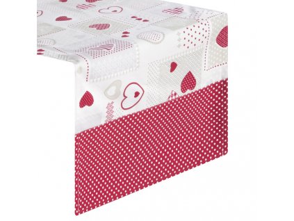 Ubrus - běhoun na stůl HEART 40x140 cm, Mybesthome